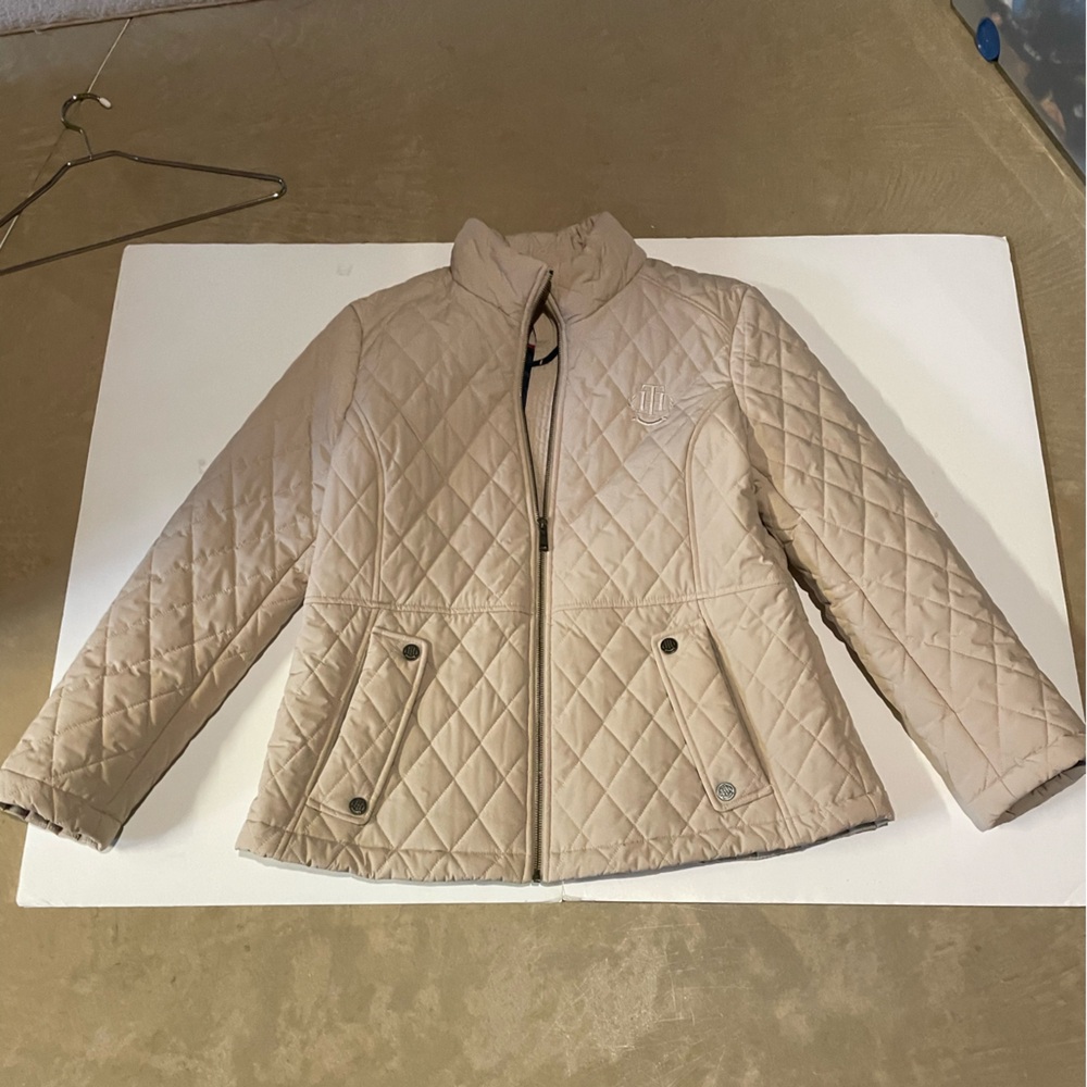 Tommy Hilfiger Quilted Beige Puffer Jacket